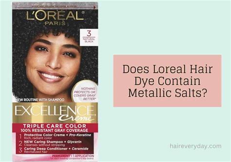 do all box dyes have metallic salts|metallic salts hair color.